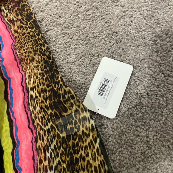 Rainbow leopard print kimono - Picture 2 of 2